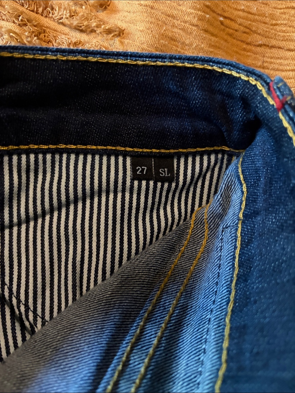 Detroit Denim Co. Women's 27 SL Straight Leg Jeans Dark Wash Made in USA Rare - Picture 4 of 7